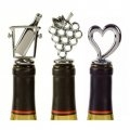 Love of Wine Chrome Wine Bucket Bottle Stopper